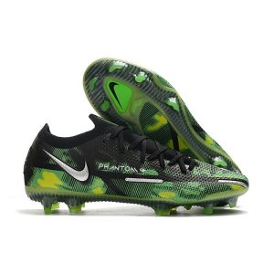 Nike Phantom GT Elite FG Černá stříbrný Zelená